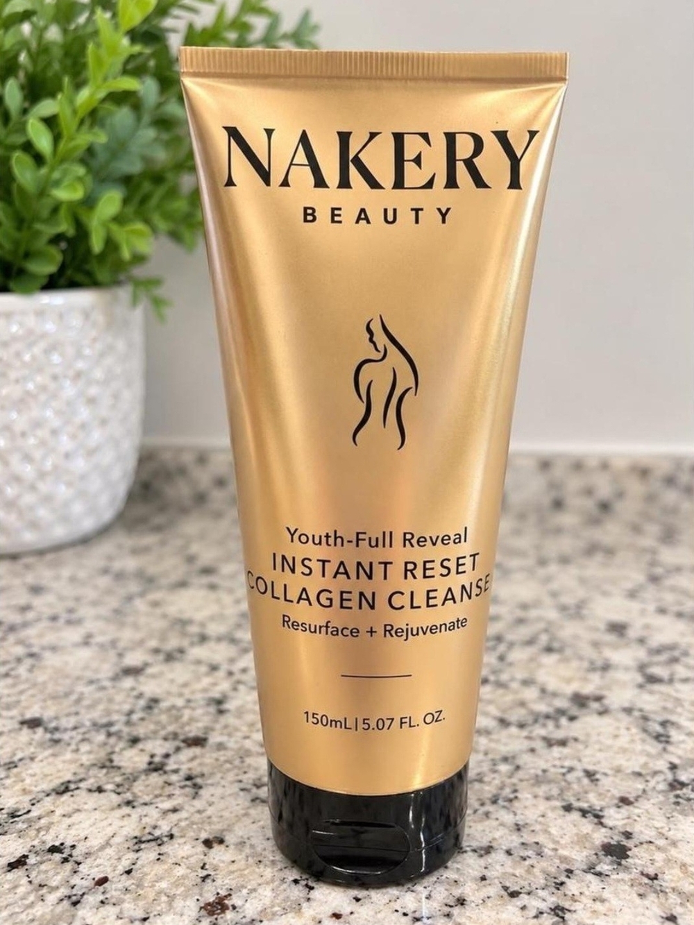 Nakery Beauty Instant Reset Collagen Cleanse — Gold
